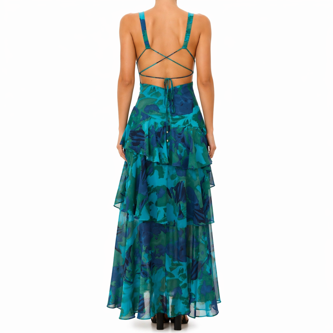 Da donna Scollo a V vestito estivo | Maxi