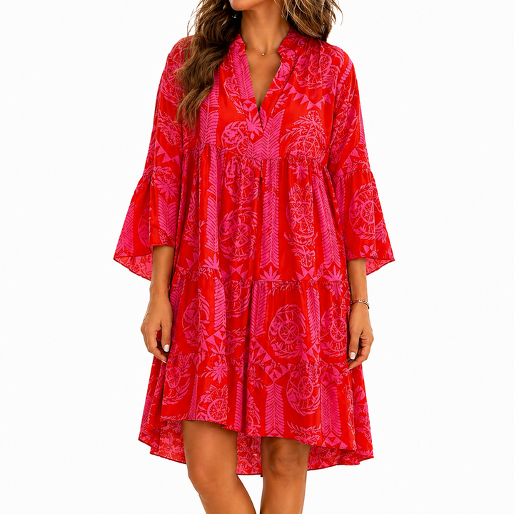 Da donna Midi Abito estivo da spiaggia | Scollo a V