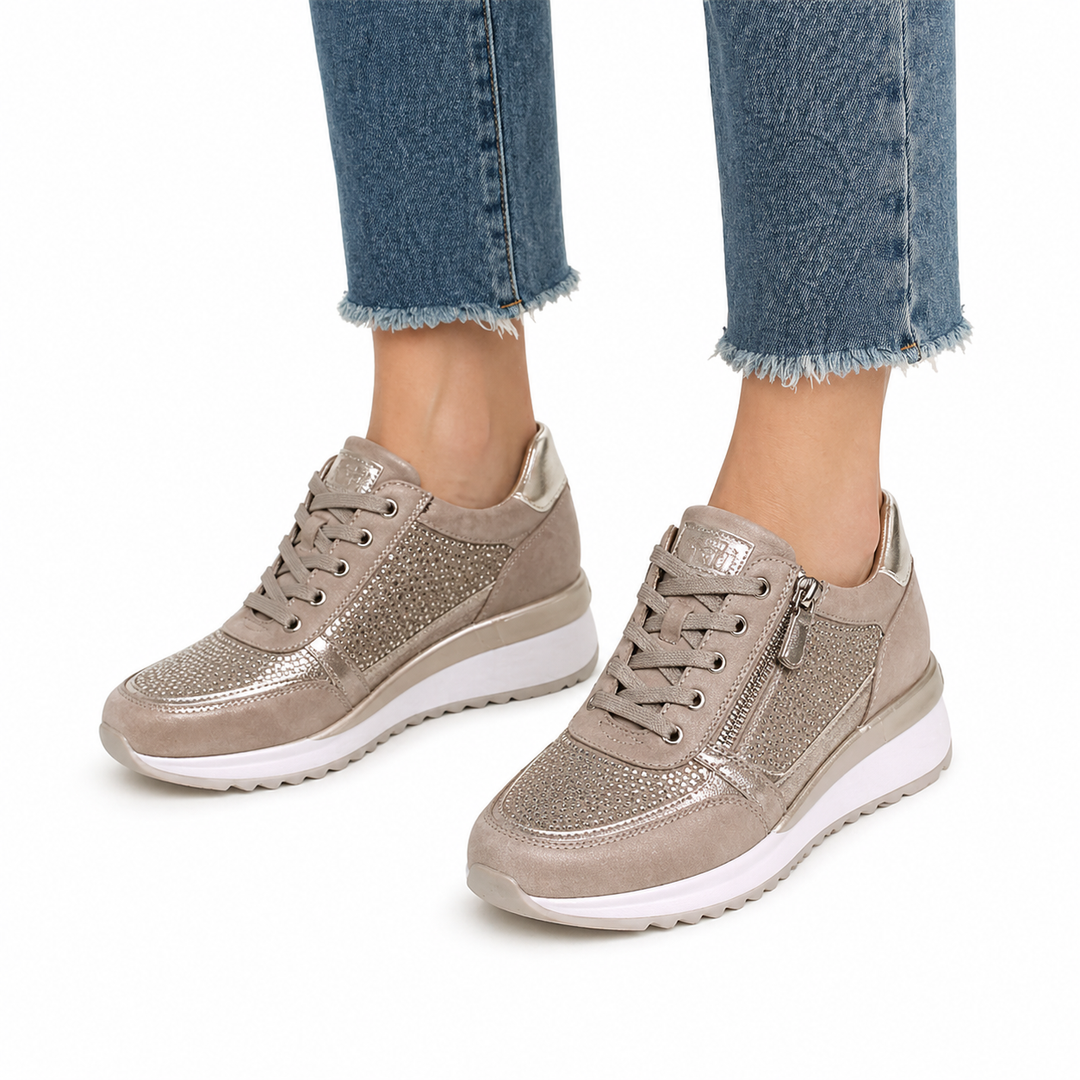 Da donna Casual Piattaforma Scarpe da ginnastica | Allacciatura e cerniera