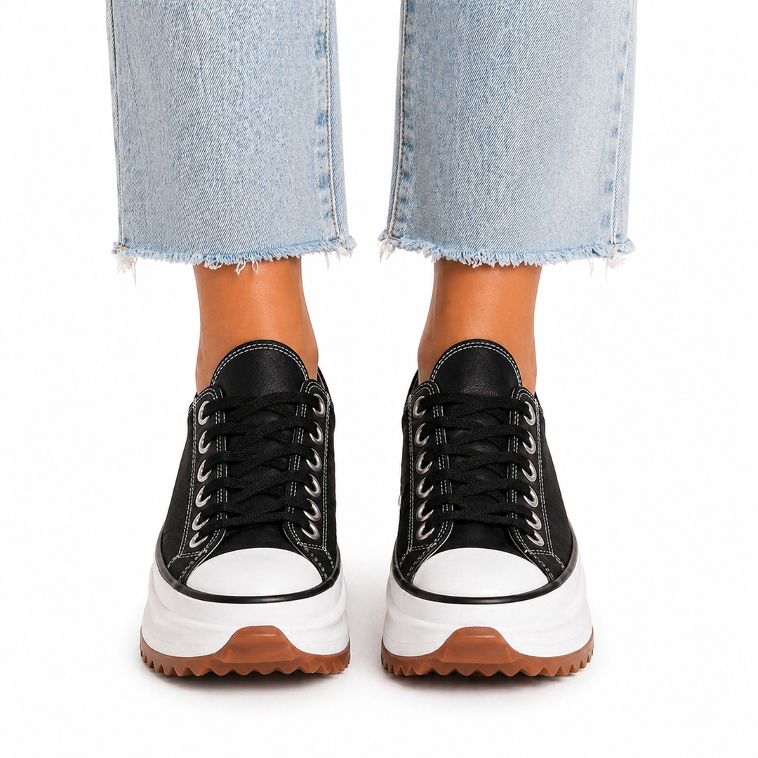 Da donna Casual Sneakers con plateau | Chiusura con lacci