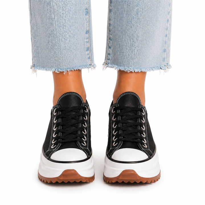 Da donna Casual Sneakers con plateau | Chiusura con lacci