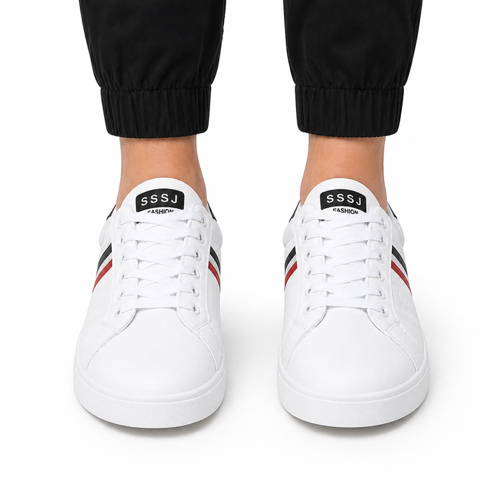 Da uomo Casual Bianche Sneakers | Con lacci
