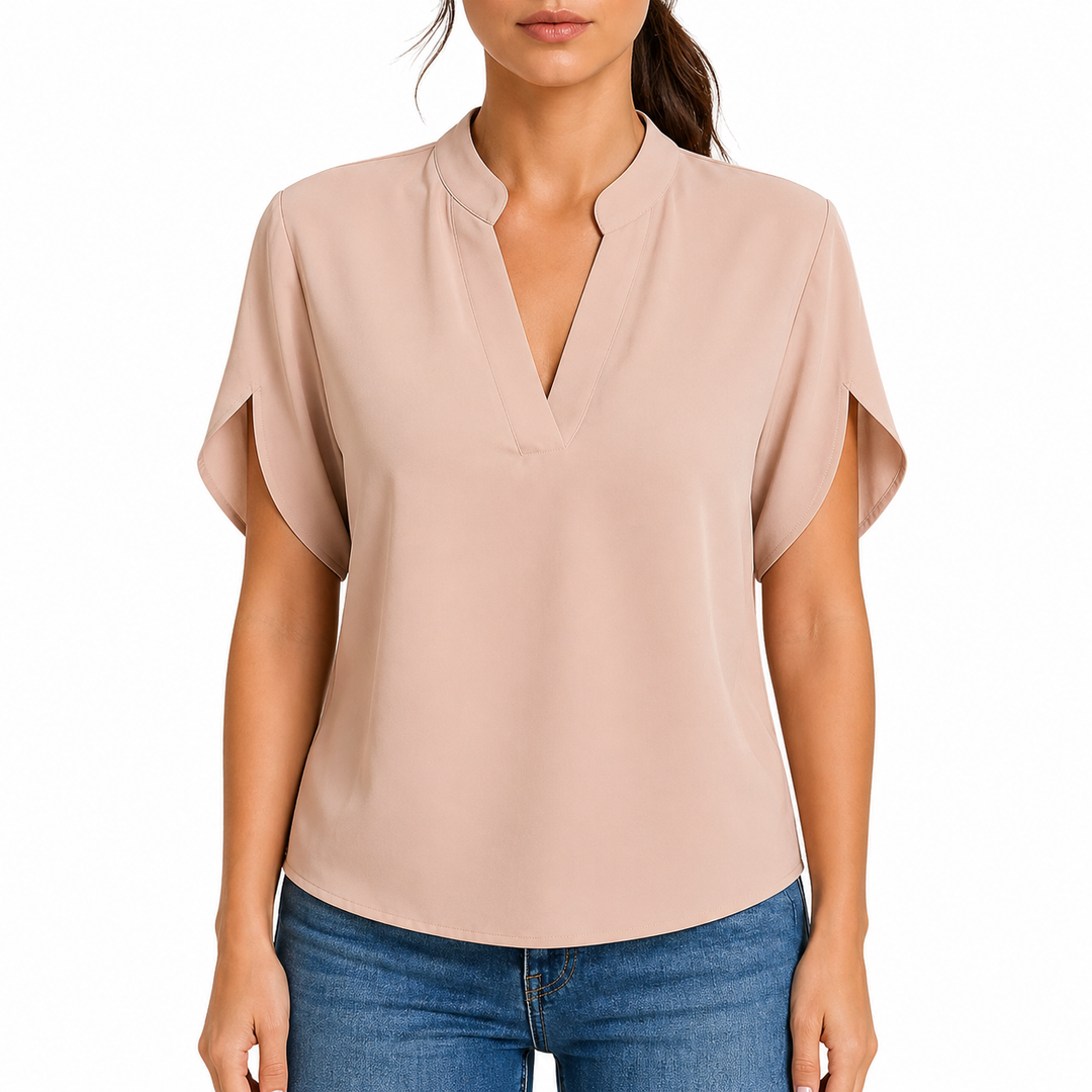 Da Donna Scollo a V Camicetta | Maniche Corte