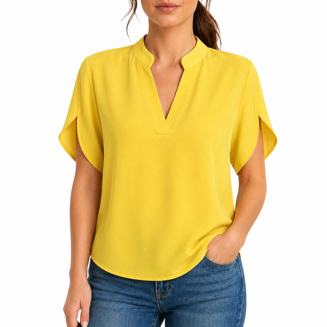 Da Donna Scollo a V Camicetta | Maniche Corte