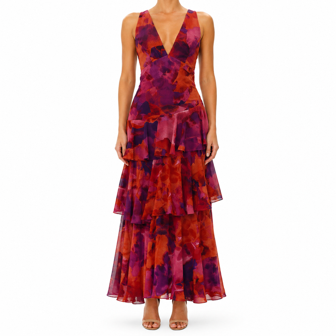 Da donna Scollo a V vestito estivo | Maxi