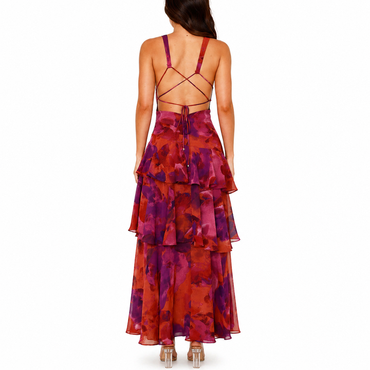 Da donna Scollo a V vestito estivo | Maxi