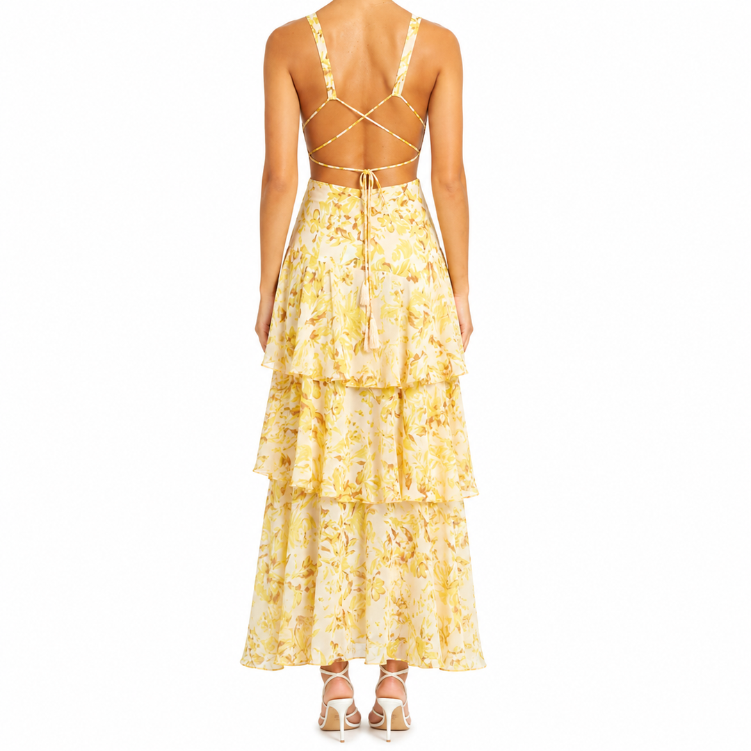 Da donna Scollo a V vestito estivo | Maxi