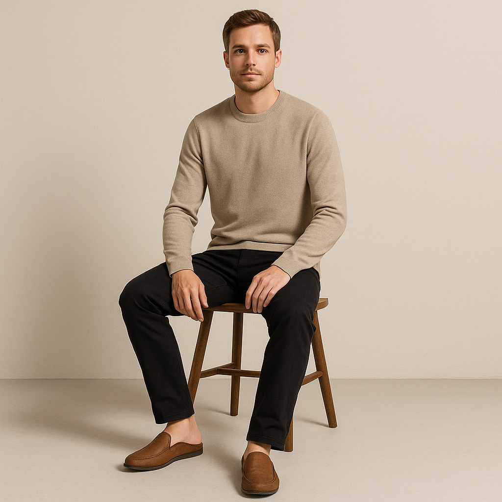 Men's Leather Loafers | Flat