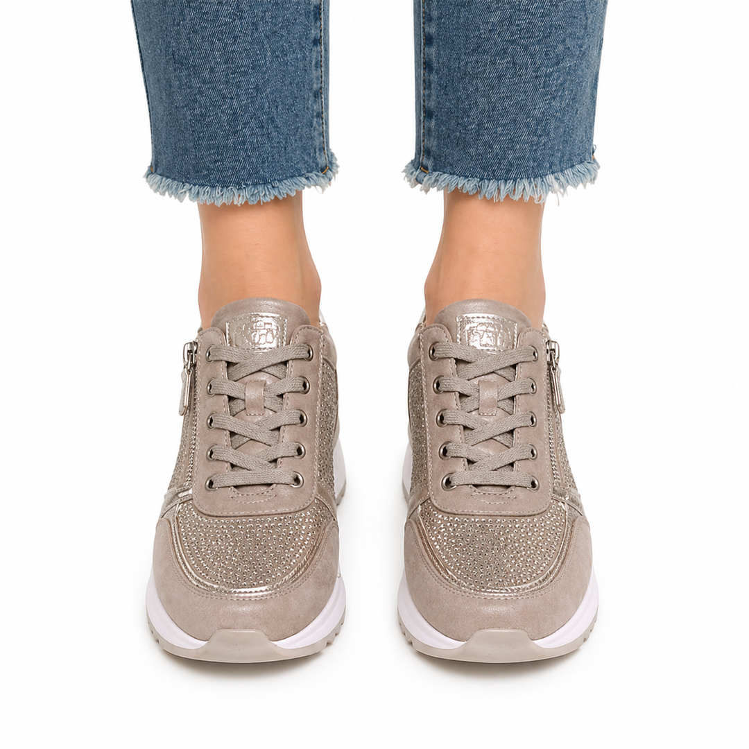 Da donna Casual Piattaforma Scarpe da ginnastica | Allacciatura e cerniera
