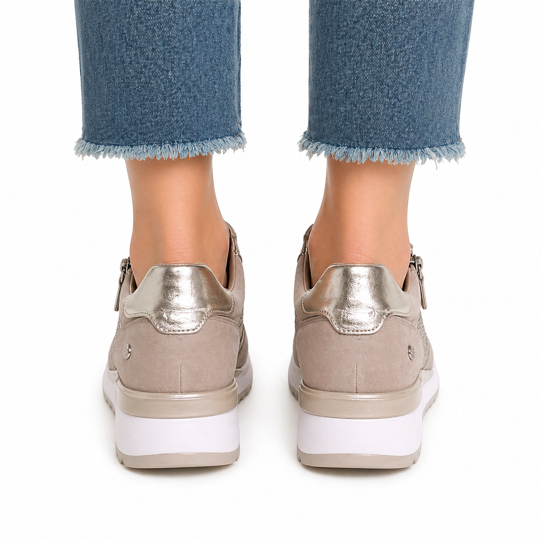 Da donna Casual Piattaforma Scarpe da ginnastica | Allacciatura e cerniera