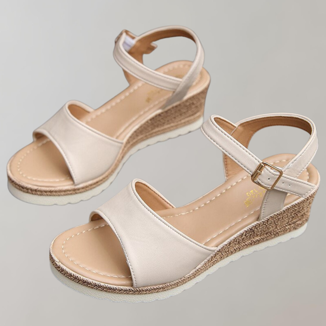 Women’s Orthopedic Wedge Sandals with Adjustable Straps