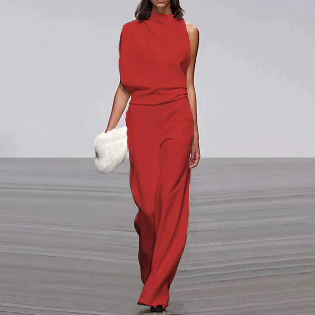 Chic Sleeveless Jumpsuit with Wide Legs for Women