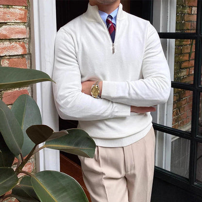 Men's Half Zip Sweater | Soft Knit