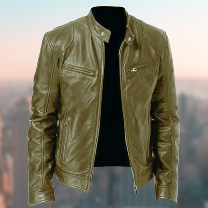 Men's Leather Jacket | Sleek