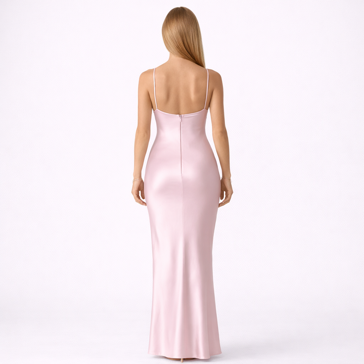 Abito Maxi Rosa per Occasioni Speciali