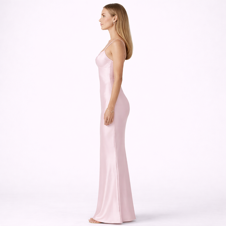 Abito Maxi Rosa per Occasioni Speciali