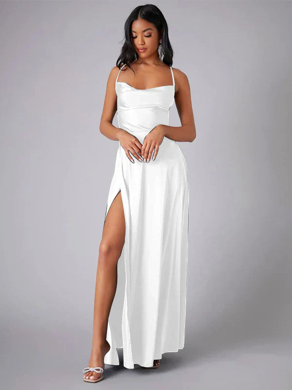Soft Elegant Sleeveless Maxi Dress with Flattering Fit for Women