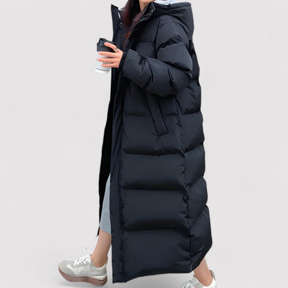 Women's Fluffy Puffer Jacket | Long