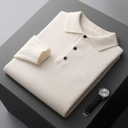 Men's Polo Sweater | Light Warmth