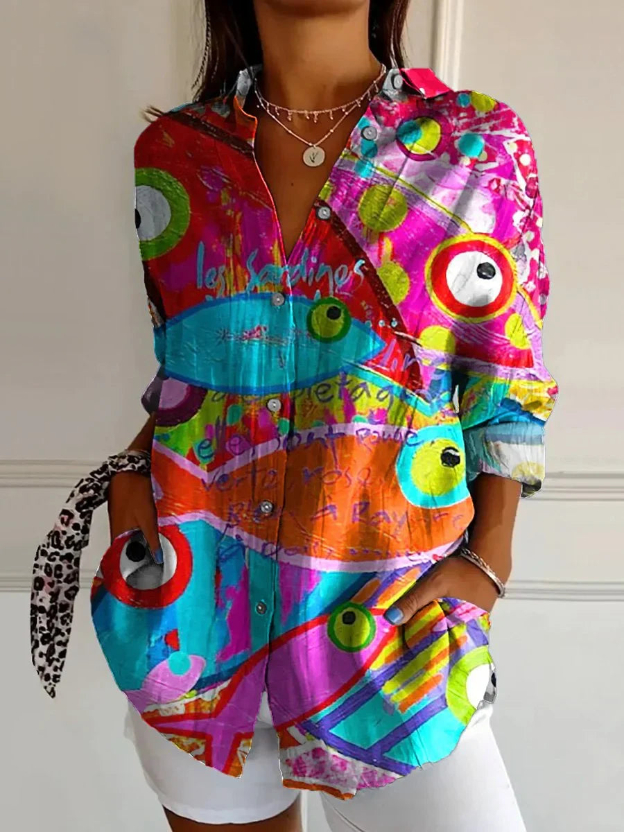 Elegant Long Sleeve Button Down Shirt for Women | Stylish Office Wear