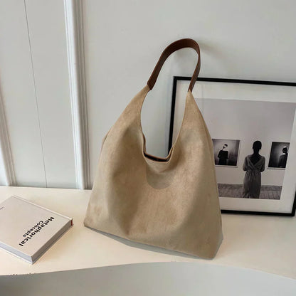 Women's Soft Tote Bag | Suede