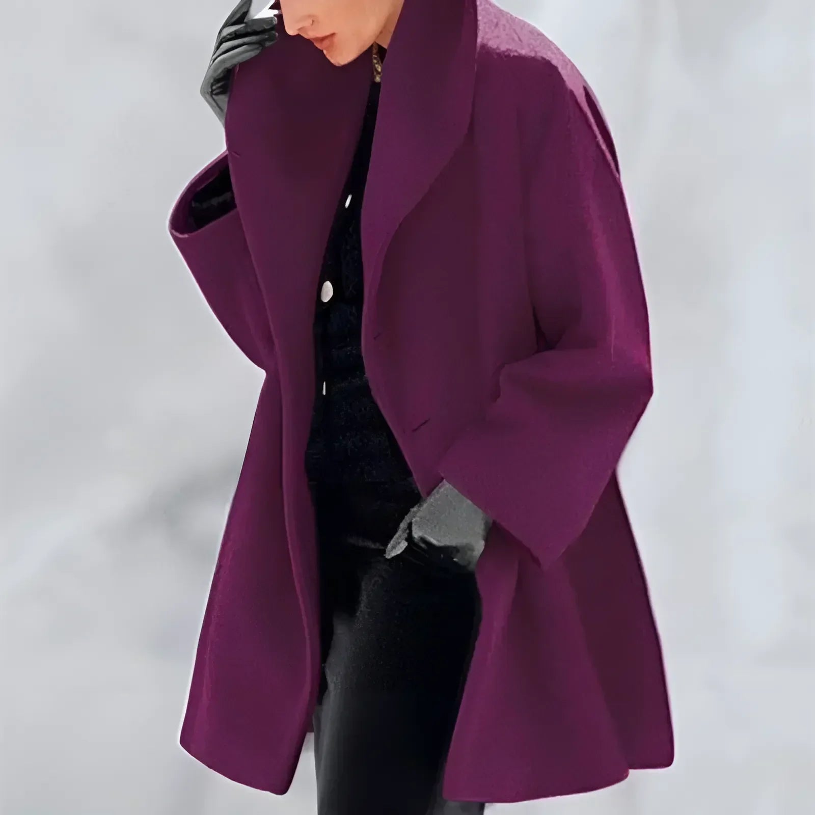 Women's Classic Winter Trench Coat | Warm and Stylish