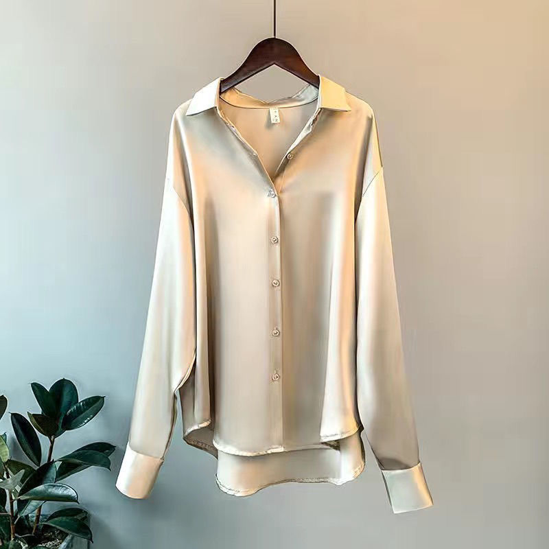 Soft Long Sleeve Blouse with Comfortable Fit for Women