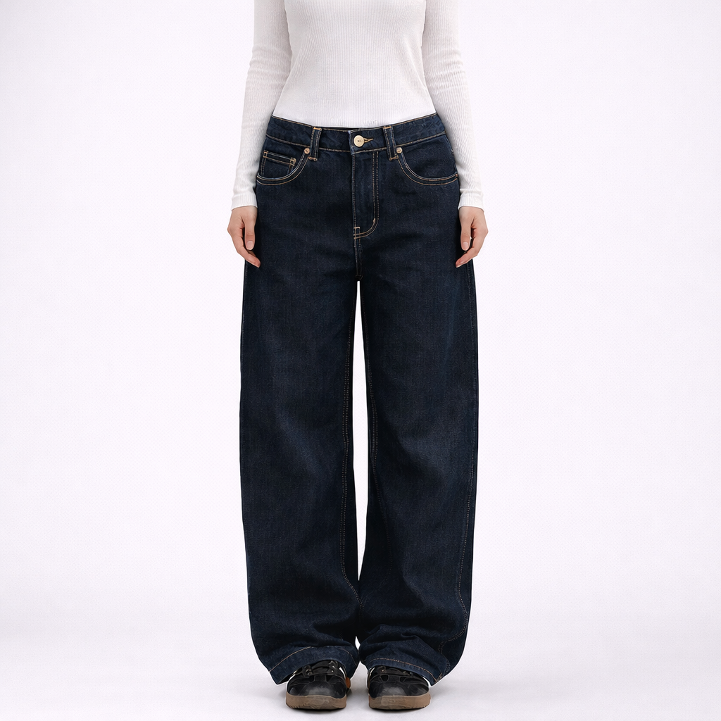 Jeans Da Donna Larghi e Comodi in Stile Boyfriend