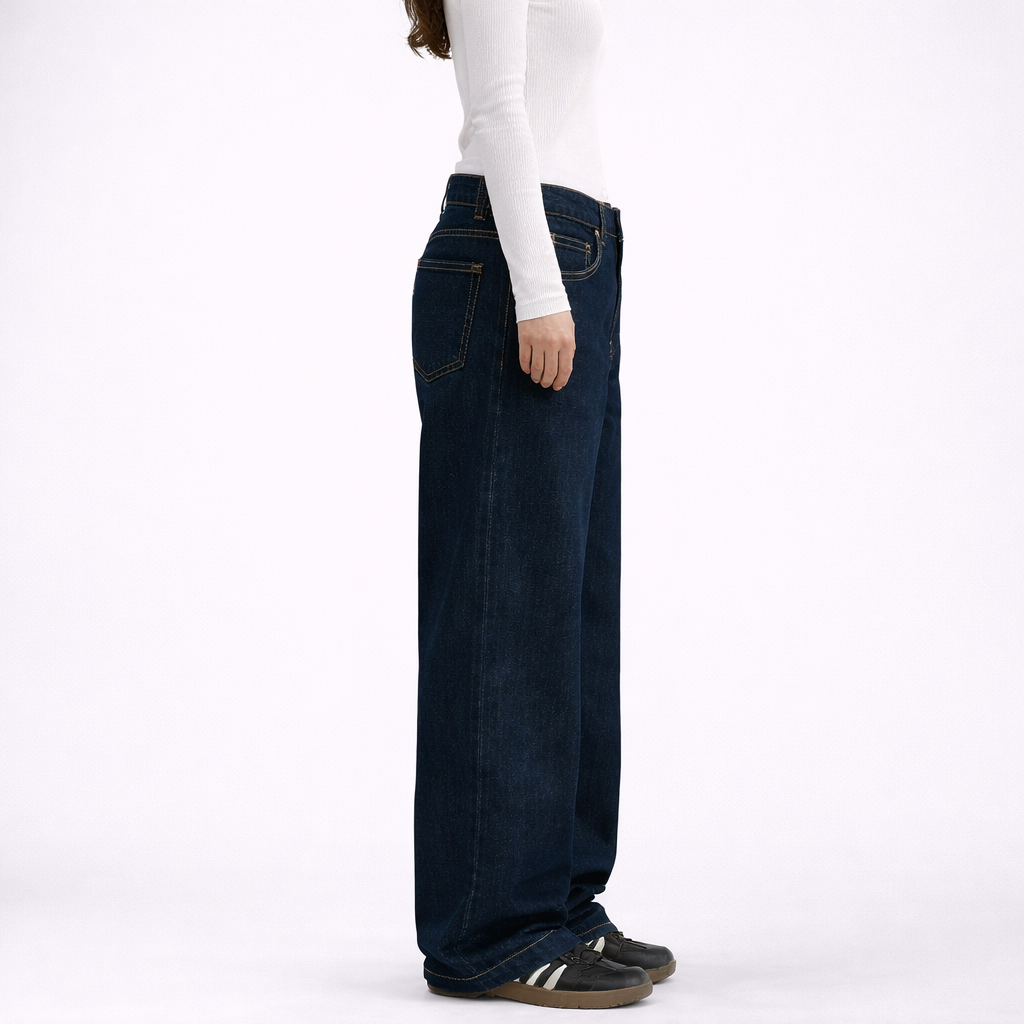 Jeans Da Donna Larghi e Comodi in Stile Boyfriend