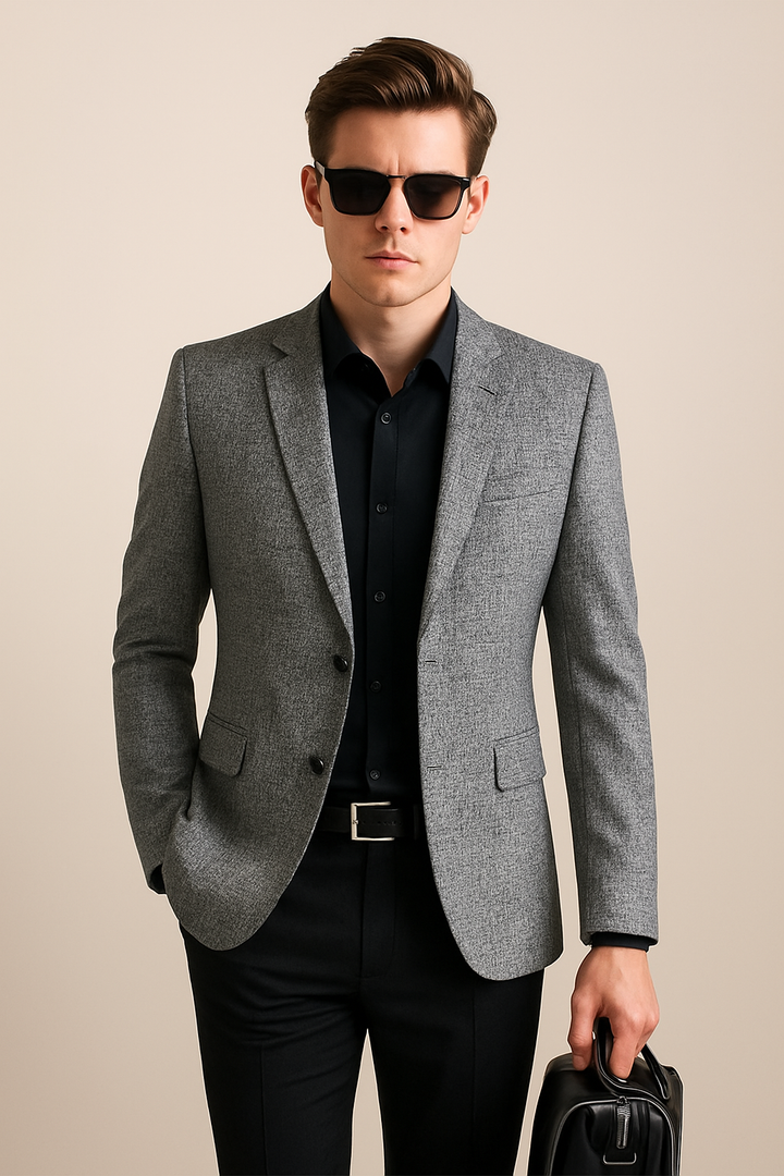 Men's Business Casual Slim Fit Blazer | Long Sleeve