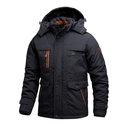 Men's Waterproof Insulated Jacket | Removable Hood