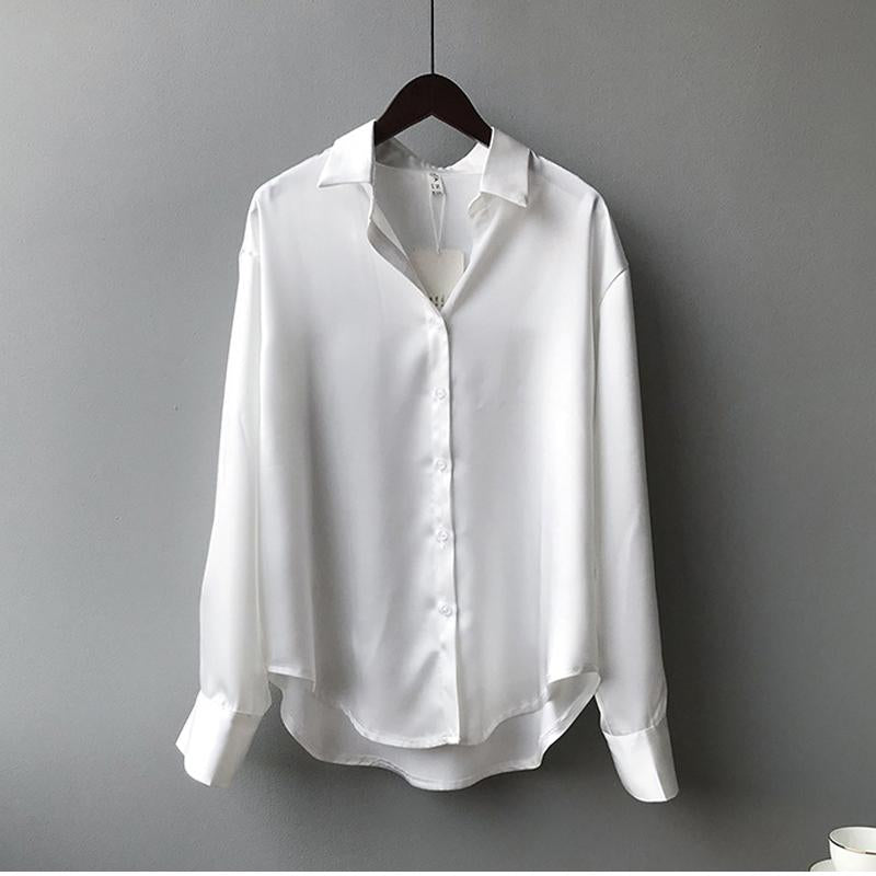 Soft Long Sleeve Blouse with Comfortable Fit for Women