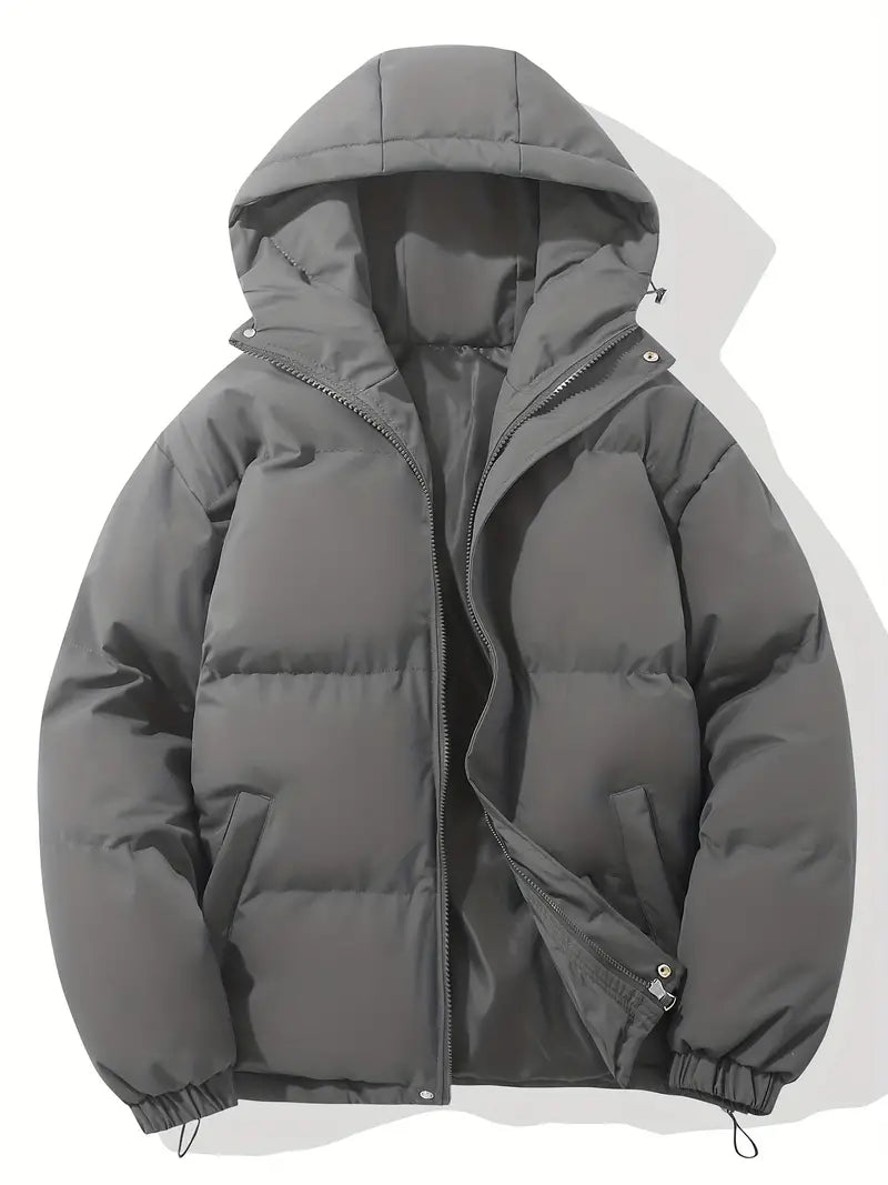 Warm Hooded Winter Puffer Jacket for Women