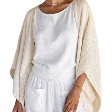 Knit Open Front Cardigan for Women - Fatima