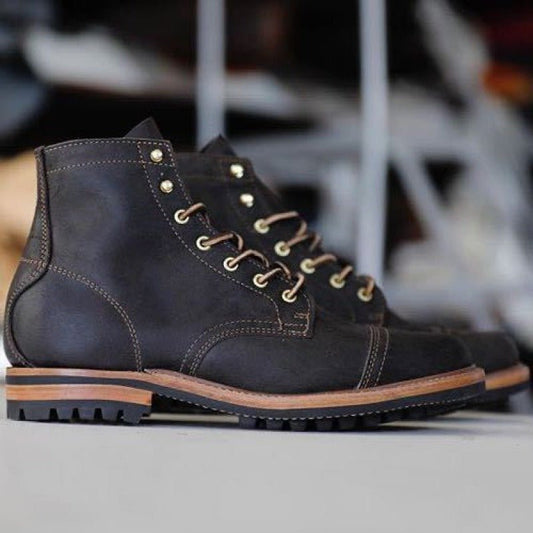 Men's Leather Boots | Lace-Up