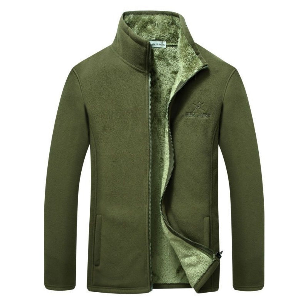 Fleece Lined Zip Up Jacket for Men - Antonietta
