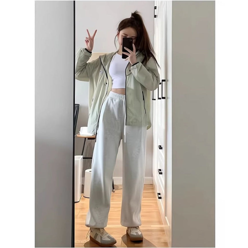 Fleece Lined Wide Leg Pants for Women - Maristella