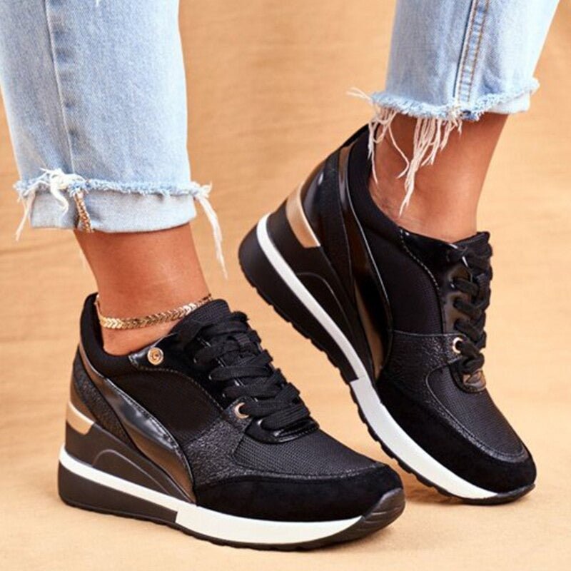White Basket Sneakers with Casual Design for Women