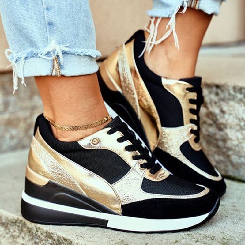 White Basket Sneakers with Casual Design for Women