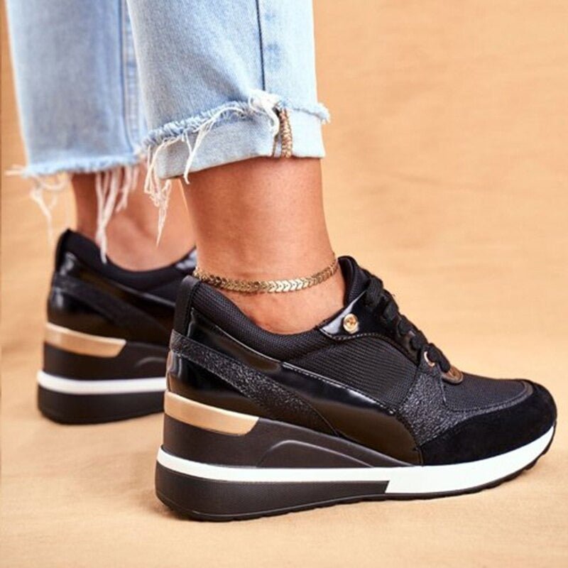 White Basket Sneakers with Casual Design for Women