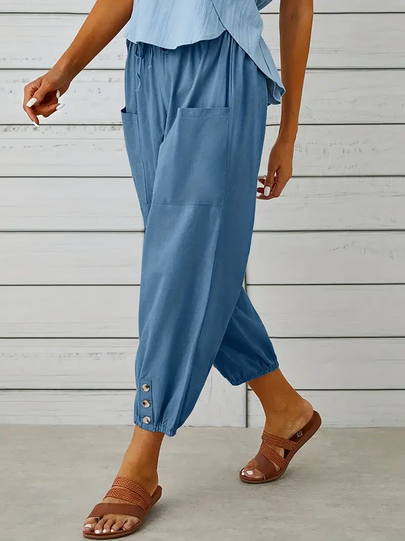 Casual Drawstring Summer Shorts for Women | Comfortable and Stylish