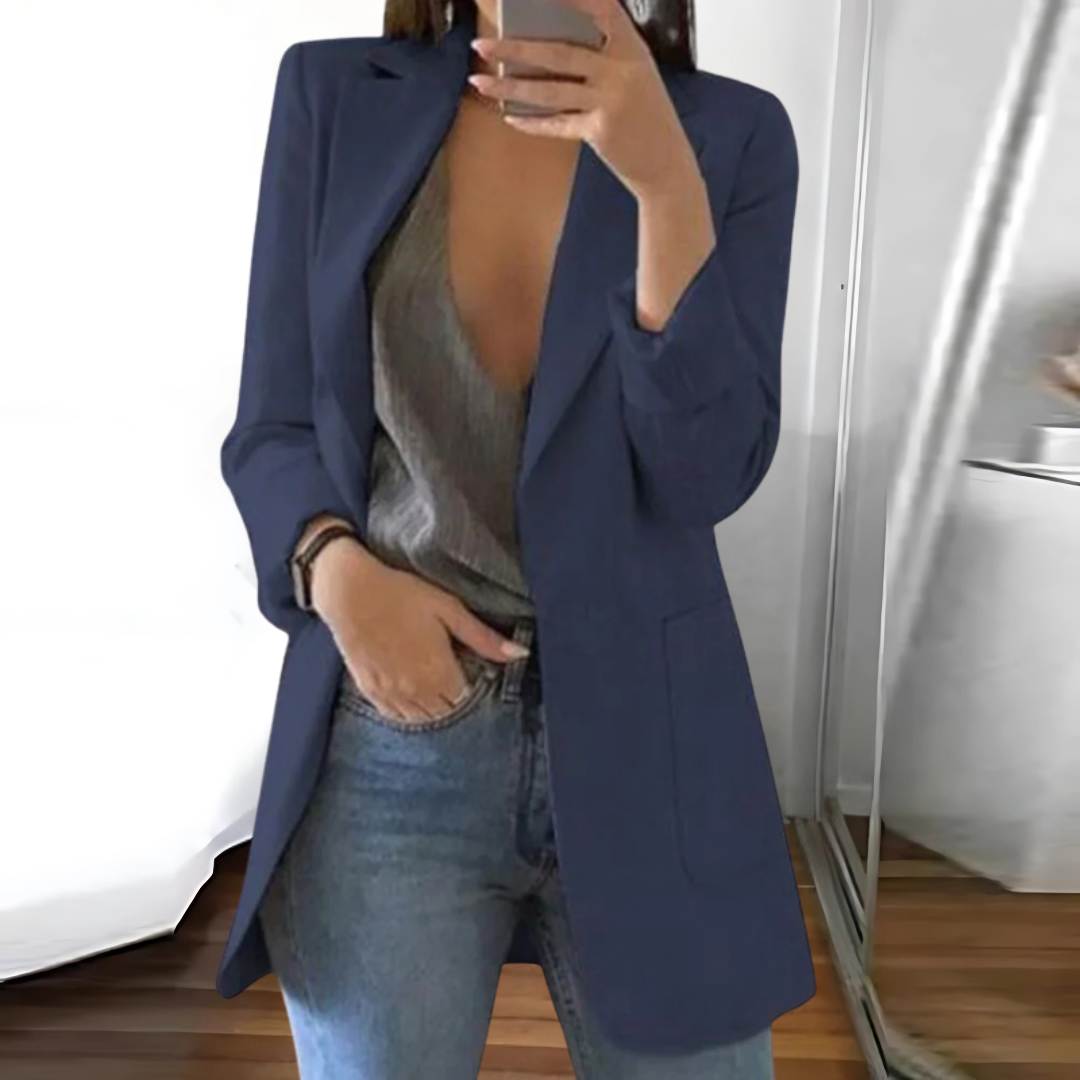 Chic Stylish Blazer with Long Sleeves for Women