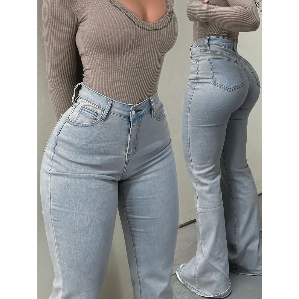High Waist Flare Jeans for Women - Gelsomina