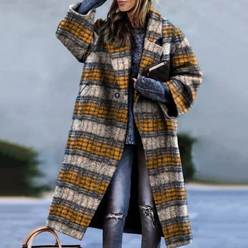 Casual Long Fall Coat for Women | Warm Autumn Outerwear