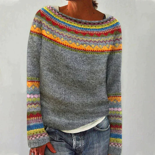 Women's Ribbed Knit Sweater | Pullover