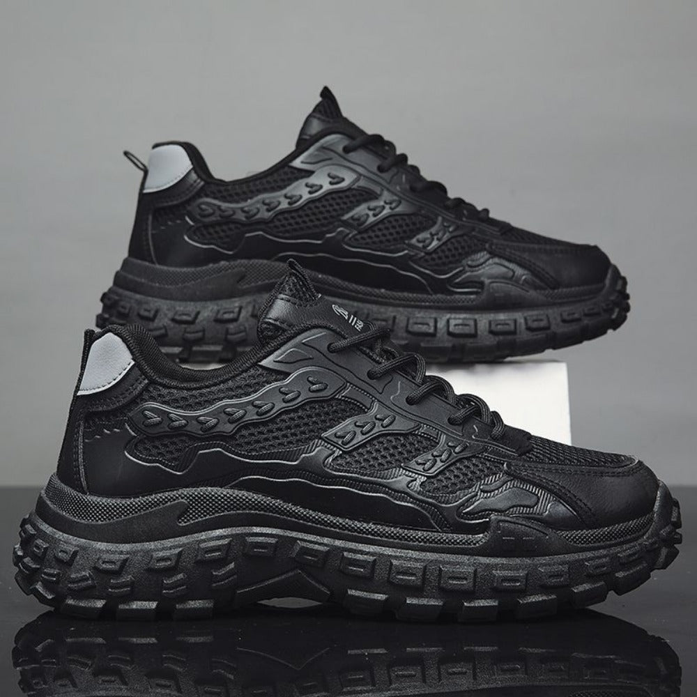 Mesh Lace Up Running Sneakers for Men - Nicoletta