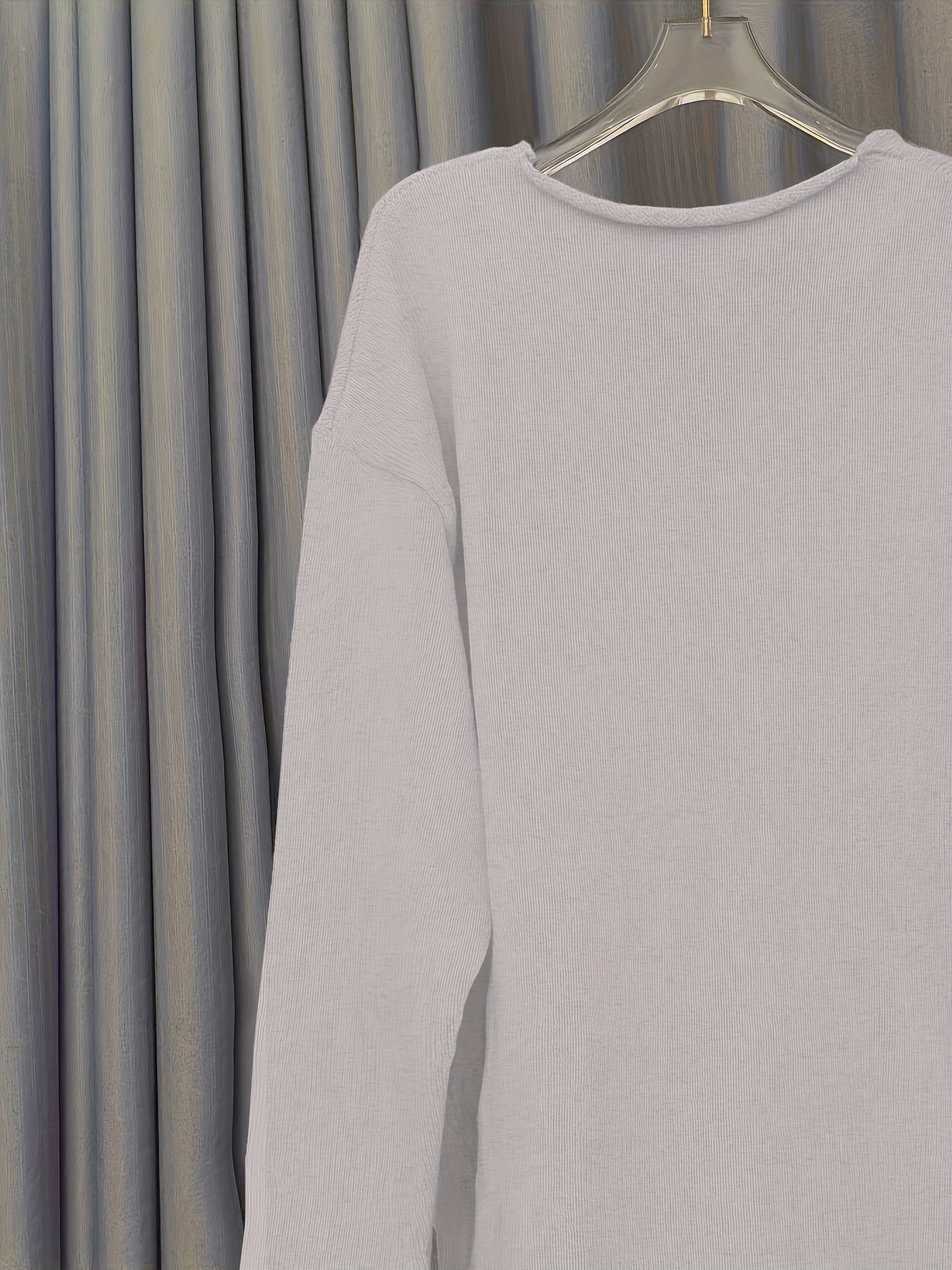 Casual Plus Size V-Neck Sweater for Women
