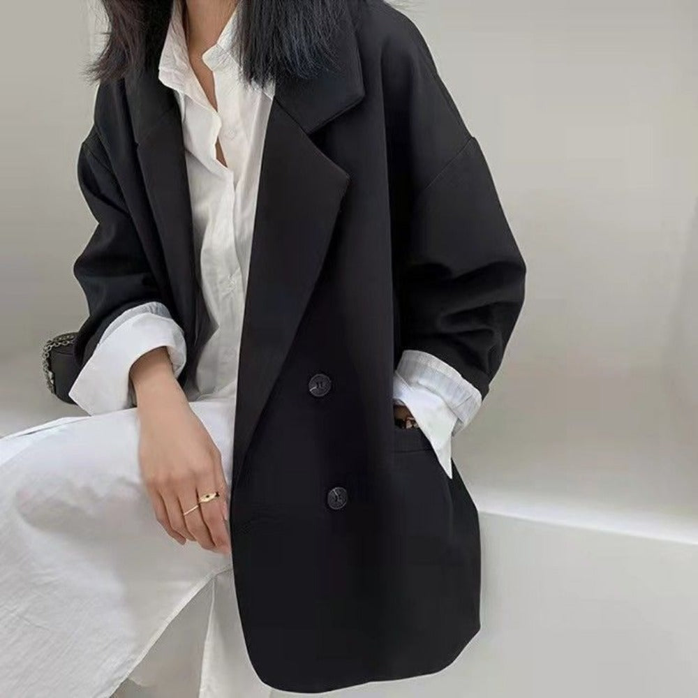 Oversized Double Breasted Blazer for Women - Graziella