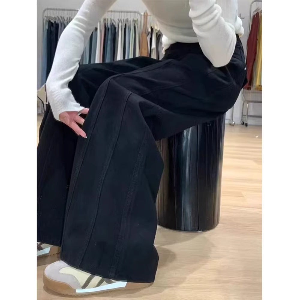 High Waist Wide Leg Pants for Women - Simona