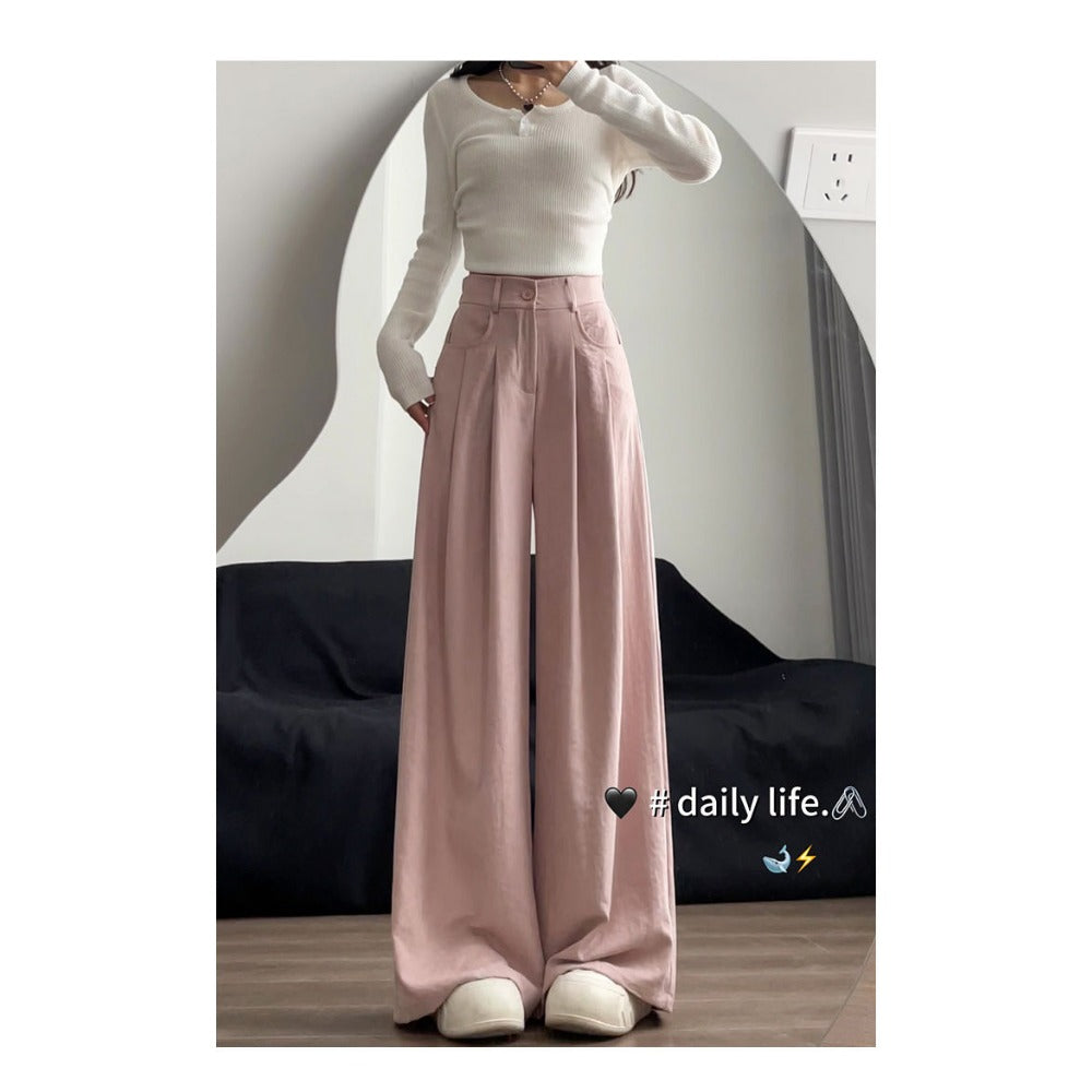 High Waist Wide Leg Pants for Women - Sara